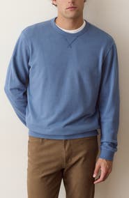 Marine Layer Cloud 9 Terry Relaxed Crewneck Sweatshirt