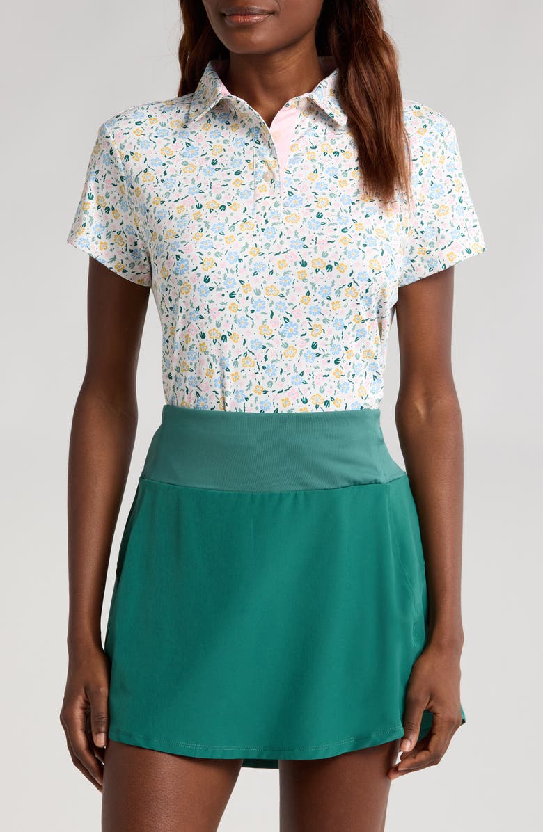 Swannies Megan Floral Polo, Main, color, 