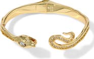 Alexis Bittar Serpent Crystal Bypass Hinge Bangle