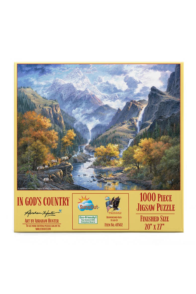 In Gods Country 1000 piece Jigsaw Puzzle for Adults, Alternate, color, Multicolor