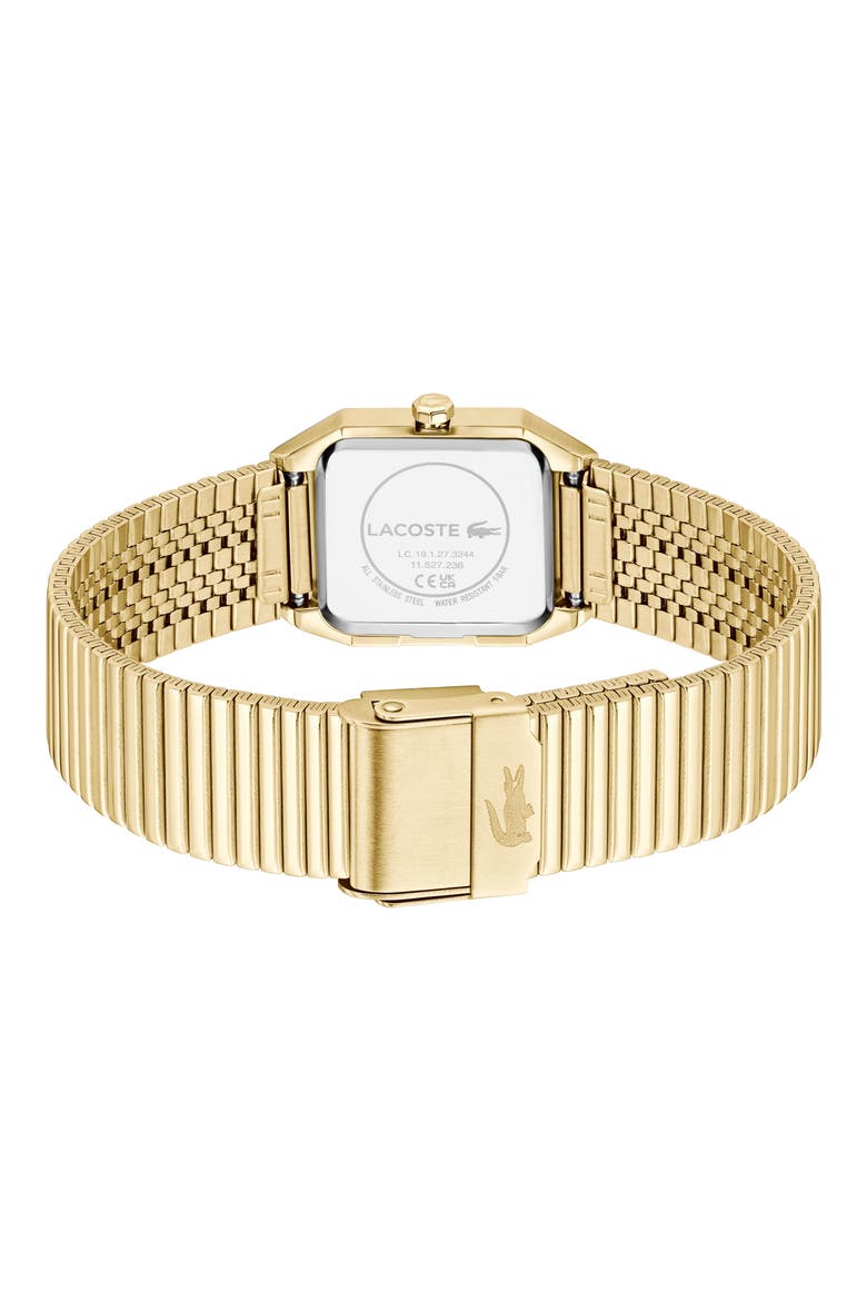 Rene Bracelet Watch, 23mm x 30.8mm, Alternate, color, GOLD/GREEN