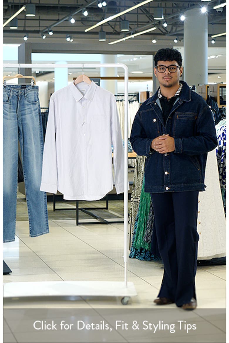 Everyday Slim Fit Stripe Cotton Button-Down Oxford Shirt video