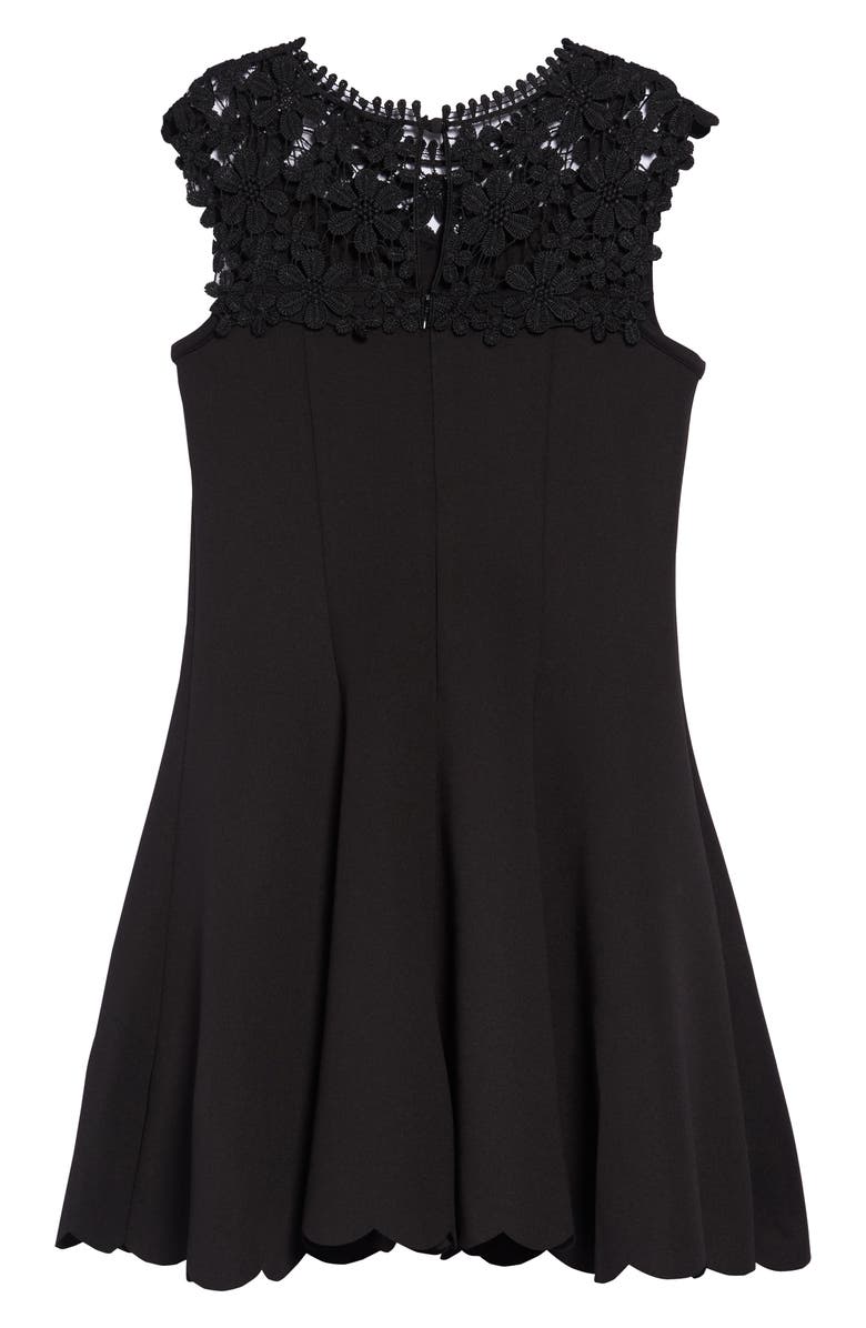 Zunie Embroidered Lace Fit & Flare Dress, Alternate, color,