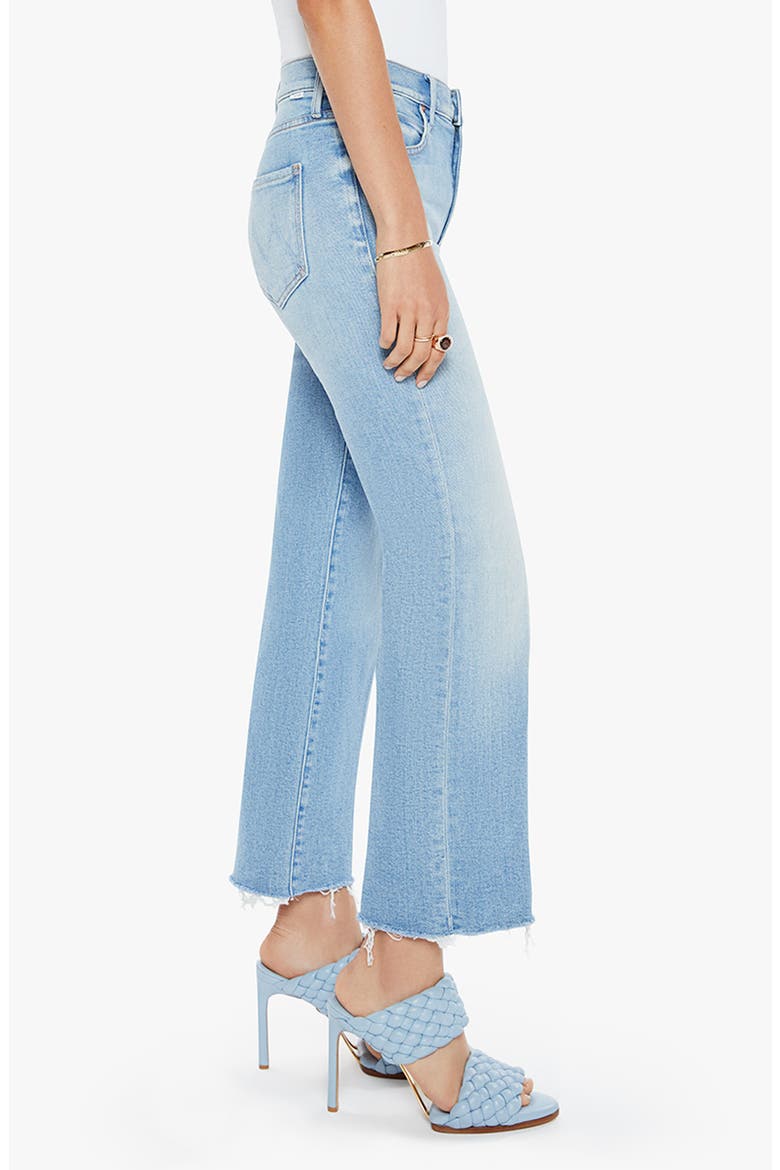 The Kick It High Waist Fray Hem Ankle Straight Leg Jeans, Alternate, color, CAN YOU DIG IT