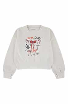 abercrombie kids Kids' Shine Logo Cotton Blend Sweatshirt