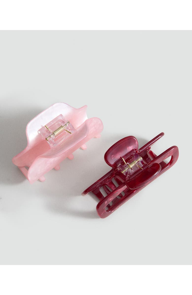 MANGO Assorted 2-Pack Claw Clips, Alternate, color, Red