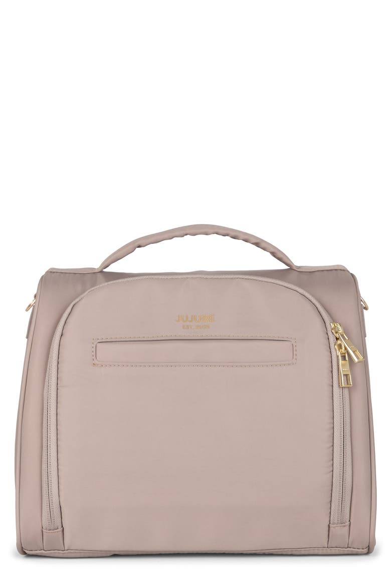 Insulated Twill Bottle Bag, Main, color, TAUPE