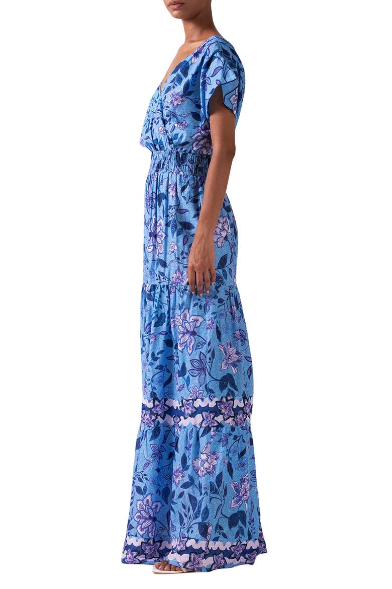 Maha Maxi Dress, Alternate, color, BLUE