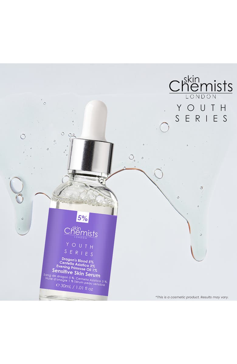 SKINCHEMISTS Dragon's Blood, Centella Asiatica & Evening Primrose Oil Serum for Sensitive Skin, Alternate, color, 