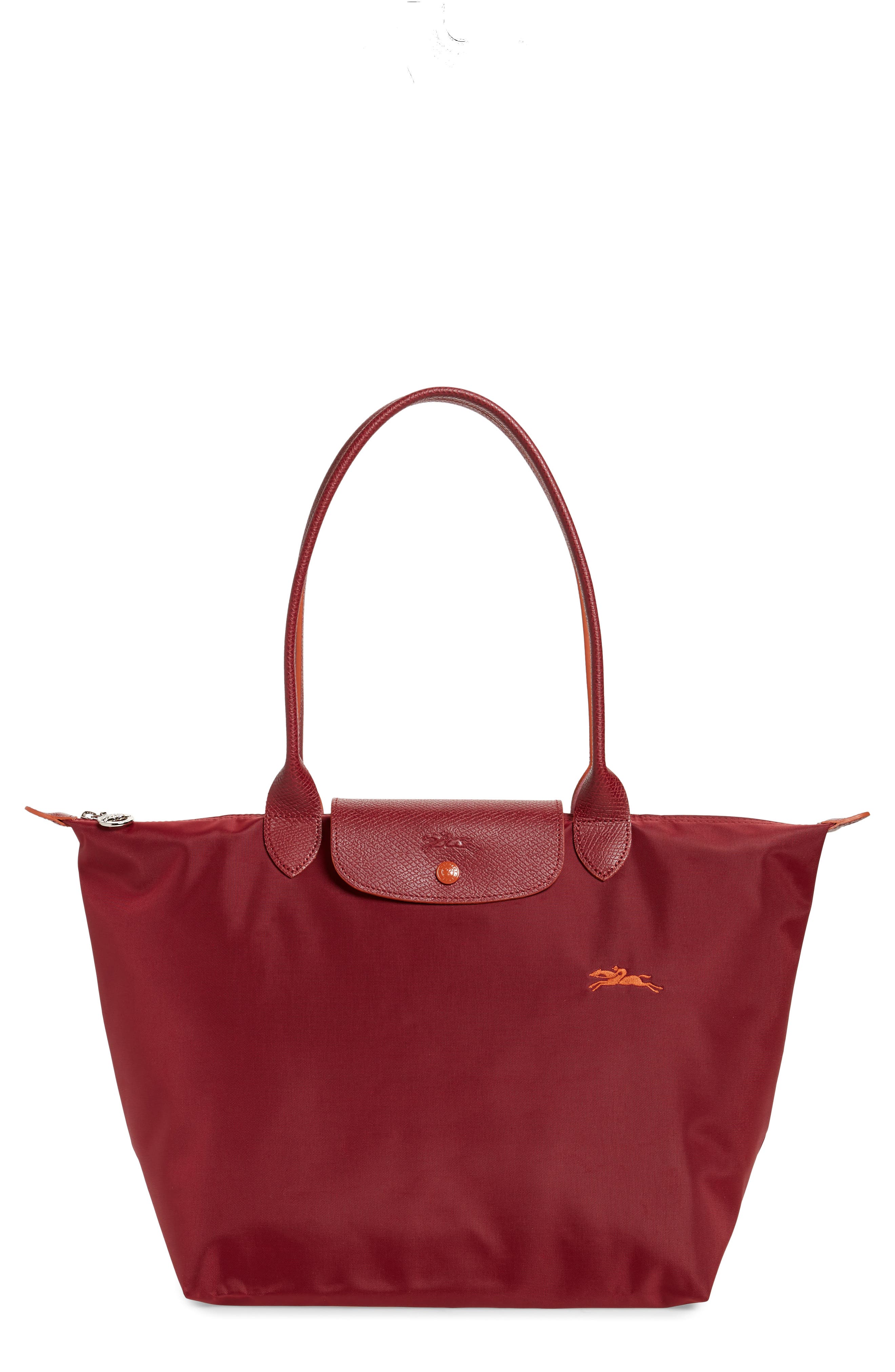 Le Pliage Club Tote, Main, color, GARNET RED