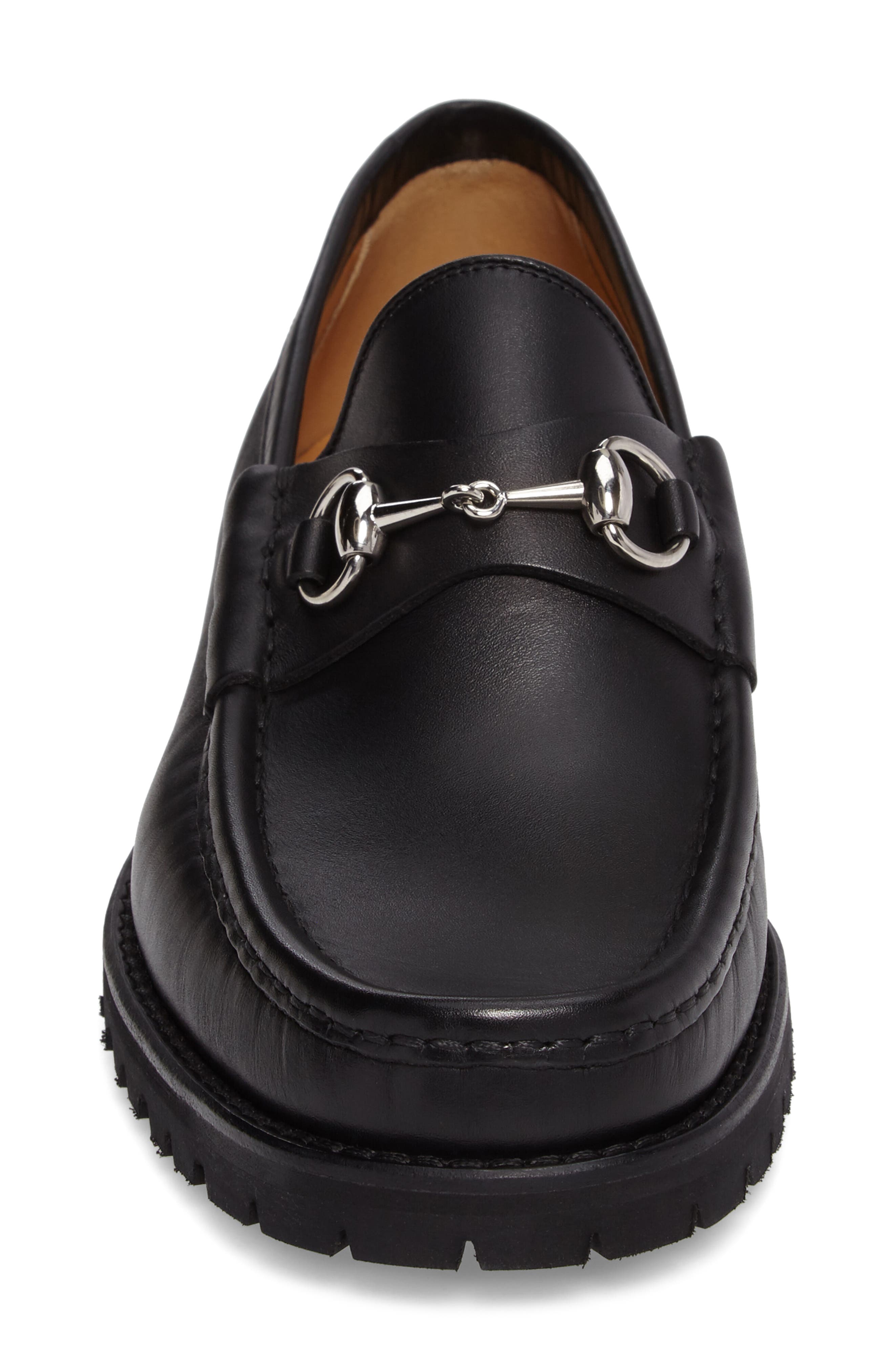 Gucci Classic Bit Lug Sole Loafer, Alternate, color, 
