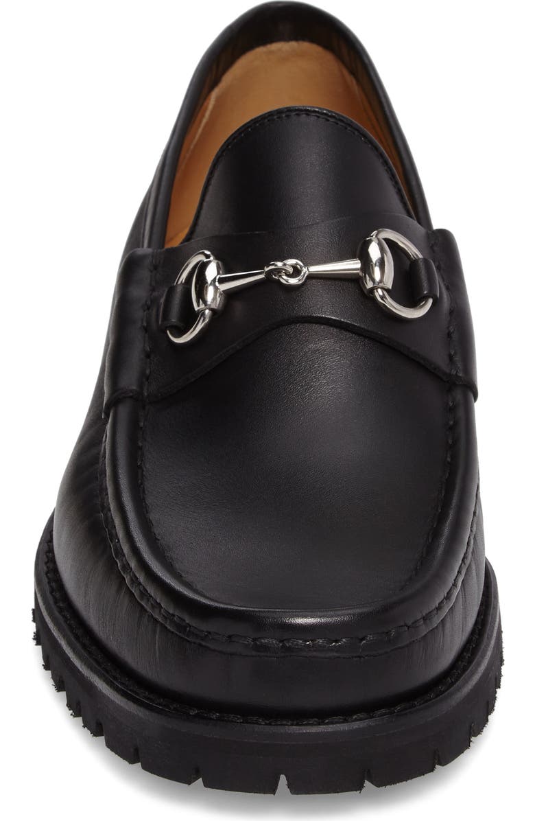 Gucci Classic Bit Lug Sole Loafer, Alternate, color,