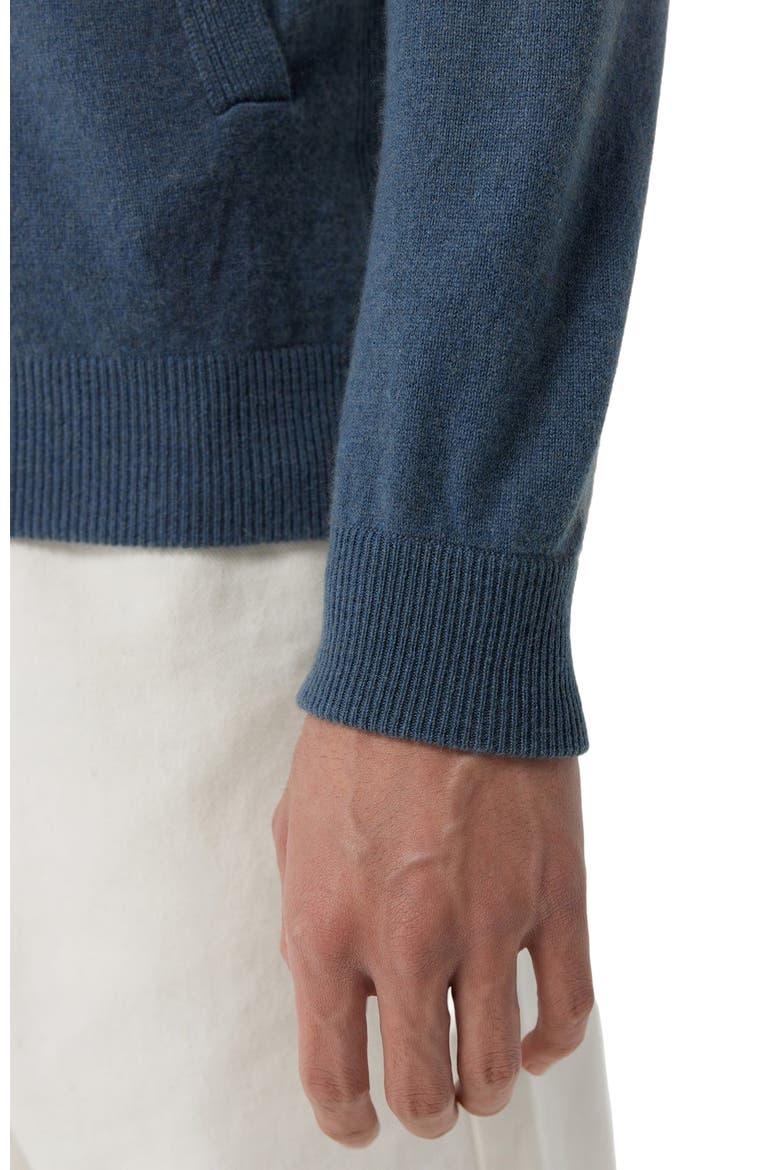 Cashmere Bomber, Alternate, color, china blue