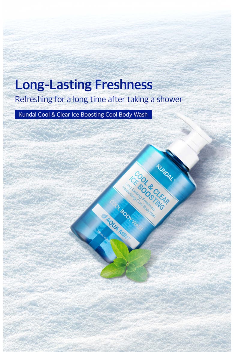 Cool & Clear Ice Boosting Body Wash - Aqua Mint, Alternate, color, 500ml