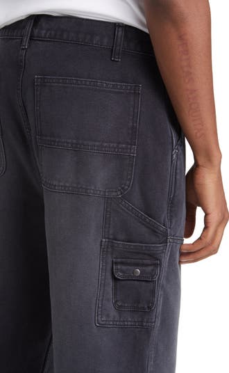 Relaxed Fit Denim Carpenter Pants