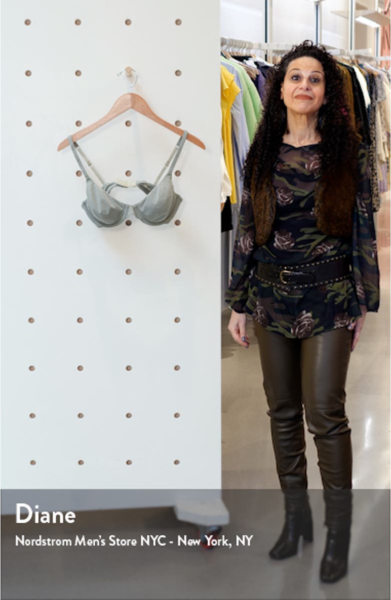 Stretch Cotton Jersey Underwire Bra, sales video thumbnail