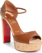 Christian Louboutin Sandaloo Cork Platform Sandal