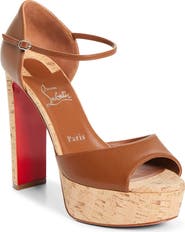 Christian Louboutin Sandaloo Cork Platform Sandal