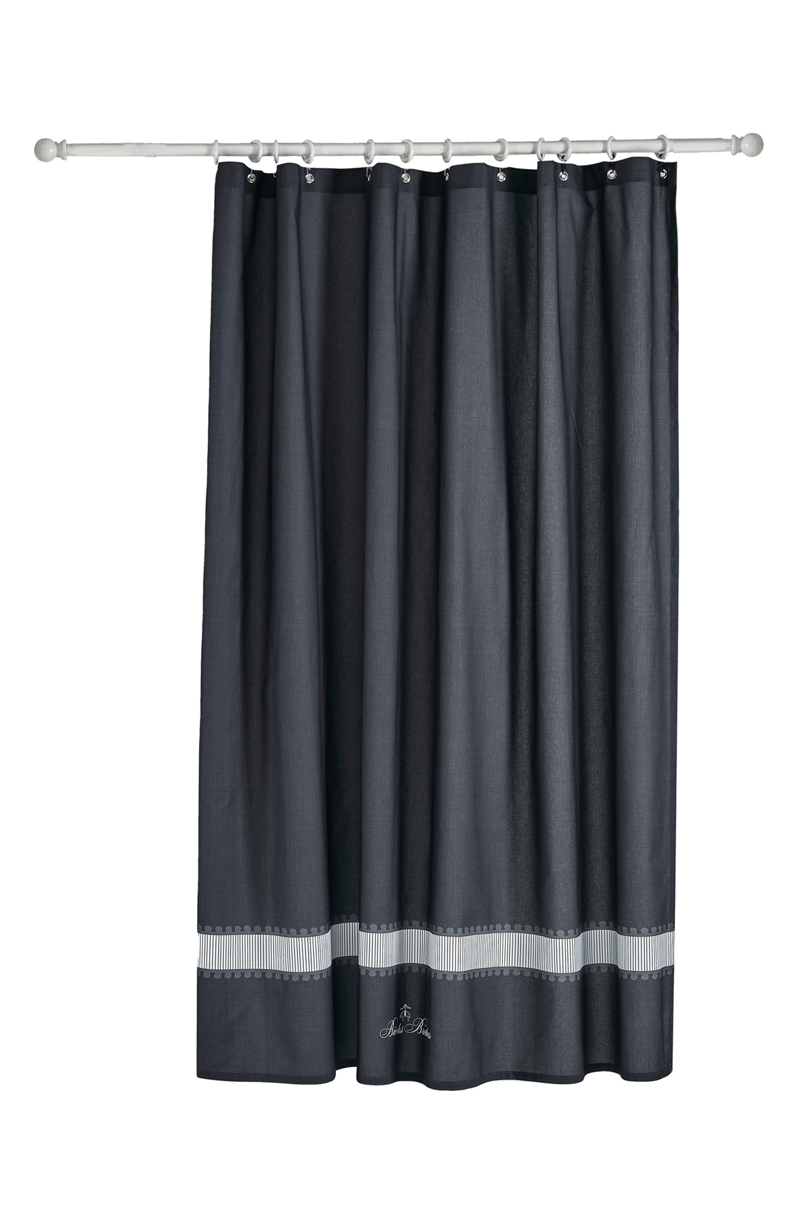 Brooks Brothers Circle in Square Shower Curtain