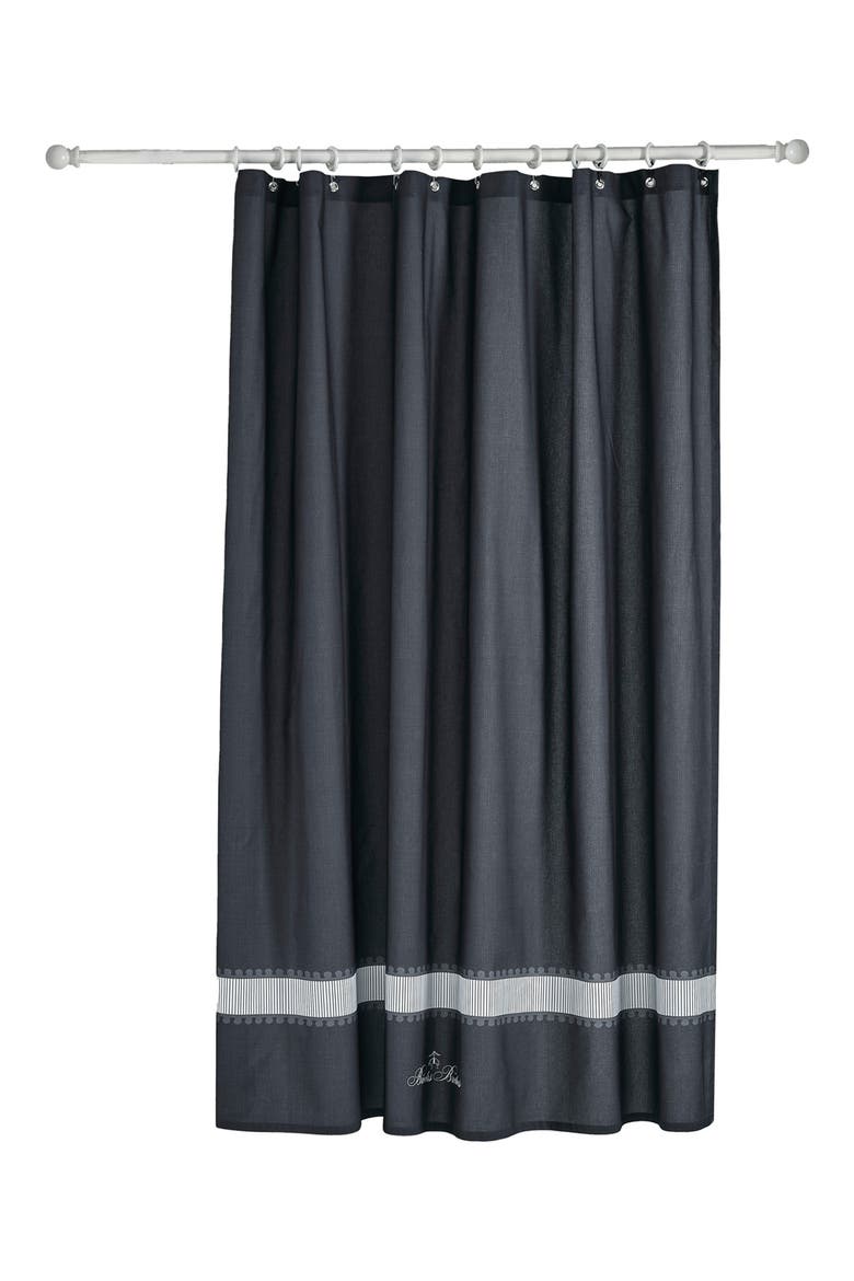 Circle in Square Shower Curtain, Main, color, ANTHRACITE