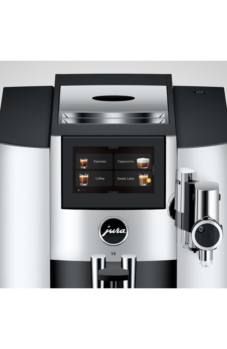 JURA S8 Chrome Automatic Espresso Machine, Alternate, color, Chrome