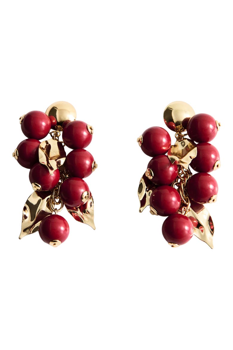 Fruit Dangle Earrings, Main, color, GOLD