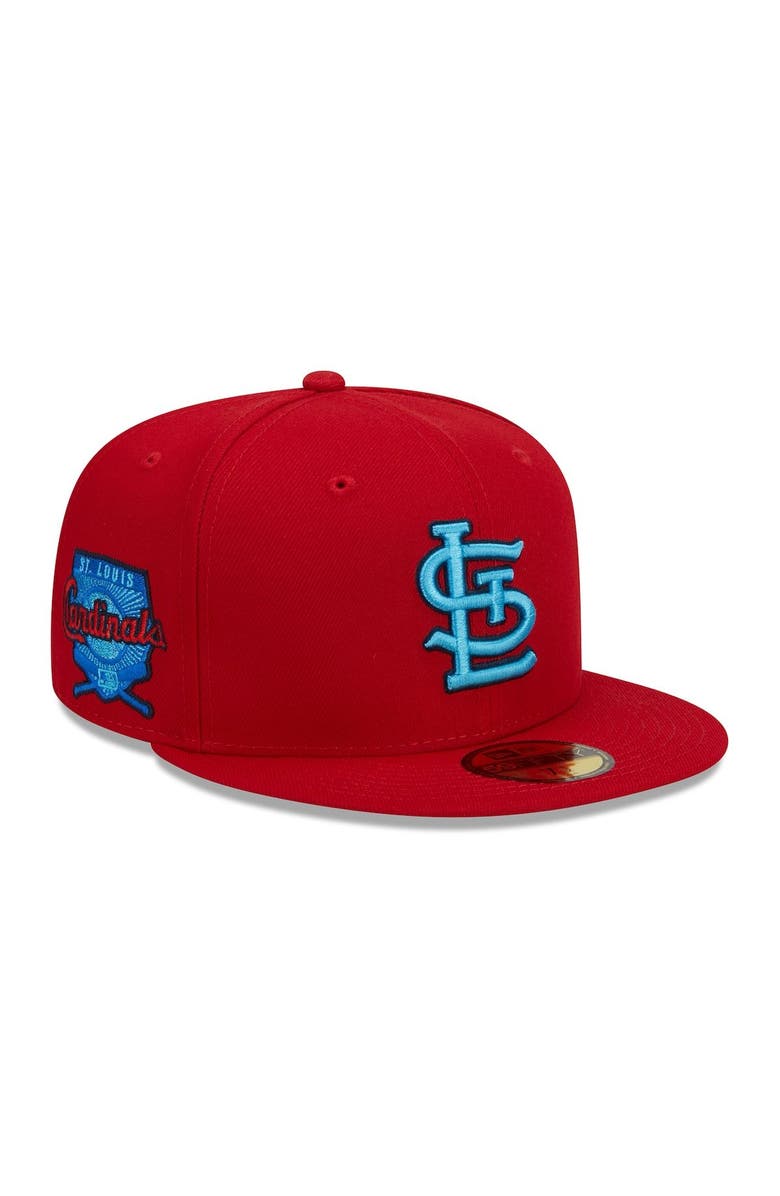 New Era Men's New Era Red St. Louis Cardinals 2023 MLB Father's Day On-Field 59FIFTY Fitted Hat, Main, color,