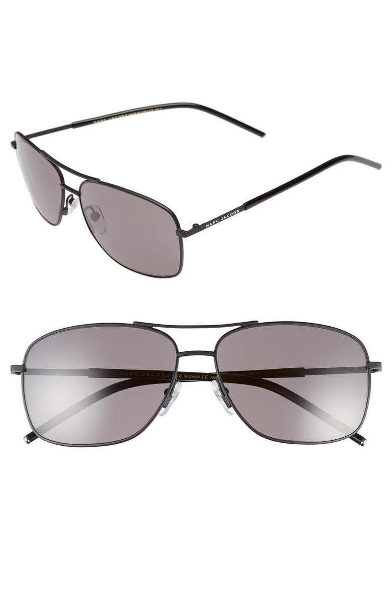 Marc Jacobs 59mm Aviator Sunglasses, Main, color,