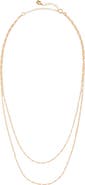 Gwen Beloti Two Tier Gold Necklace