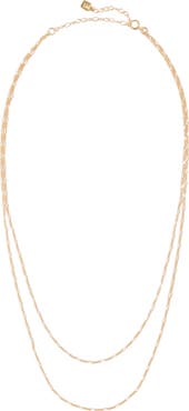 Gwen Beloti Two Tier Gold Necklace