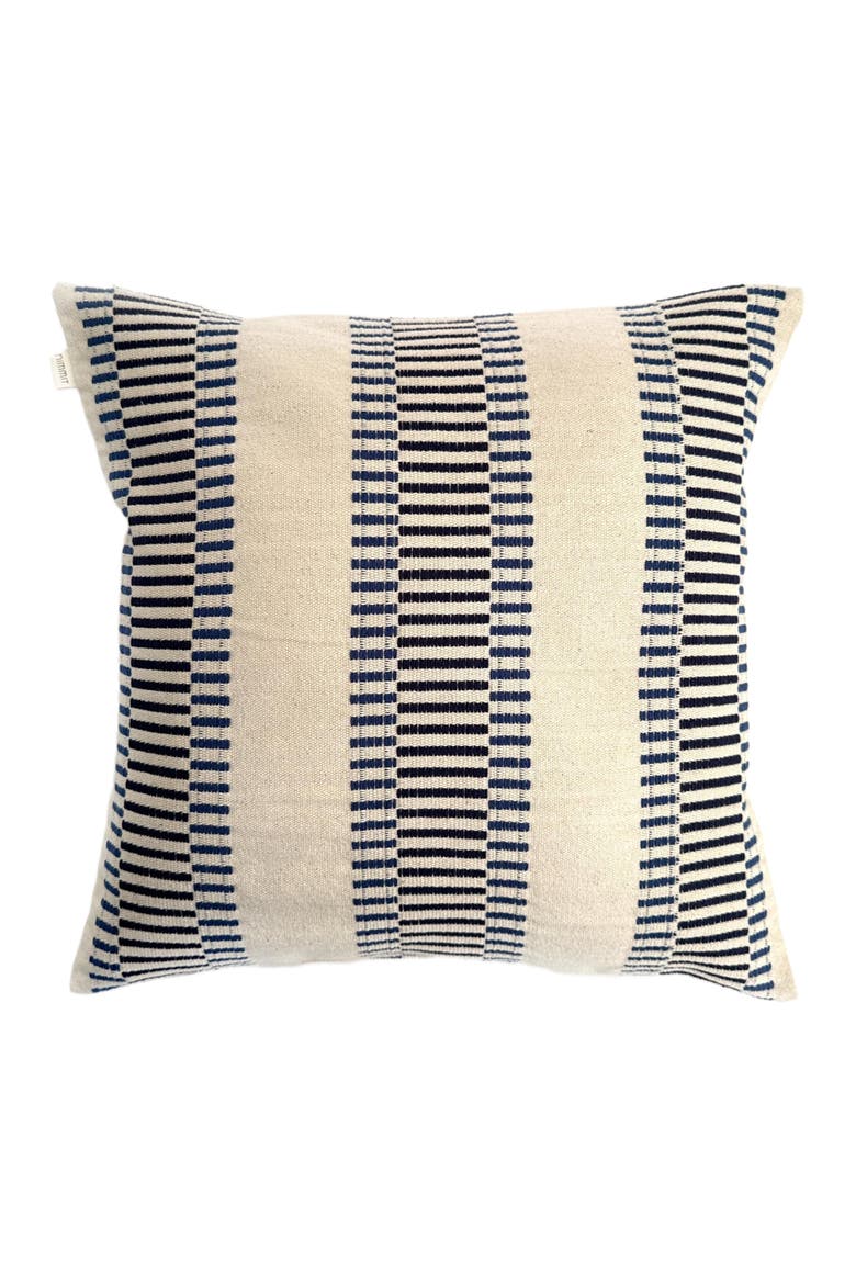 Spor Handwoven PIllow - Cover + Insert, Main, color, Natural / Black