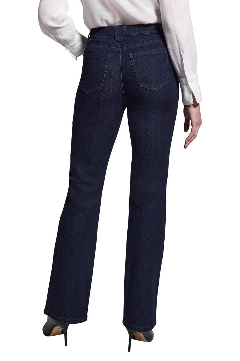 Breakaway Ribbon Trim Bootcut Jeans, Alternate, color, NIGHT