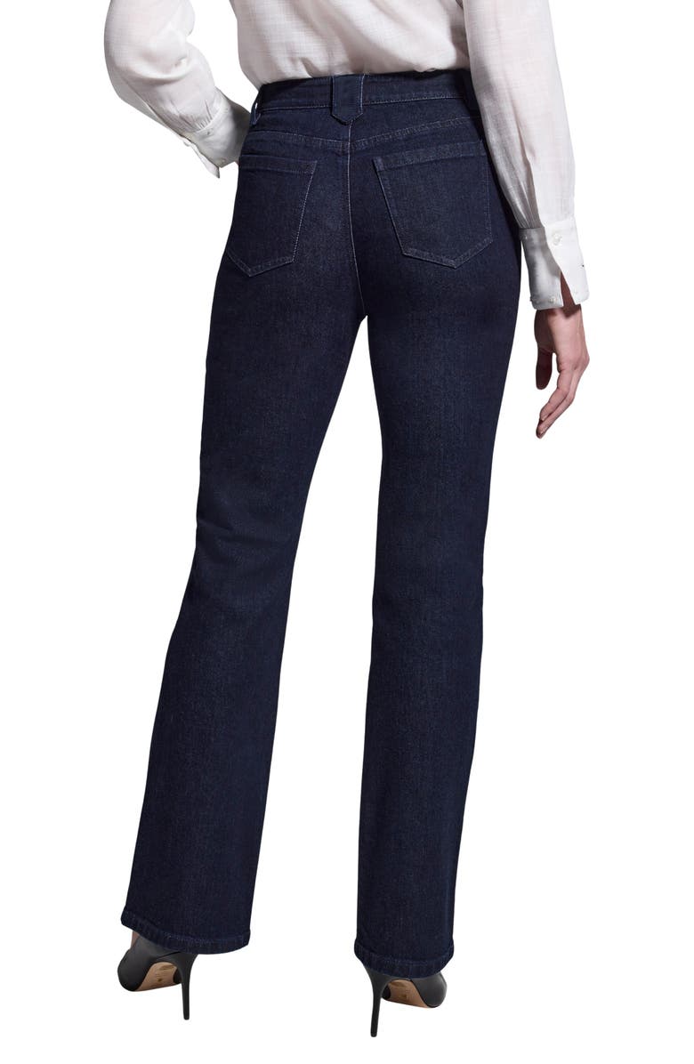 NIC+ZOE Breakaway Ribbon Trim Bootcut Jeans, Alternate, color, Night