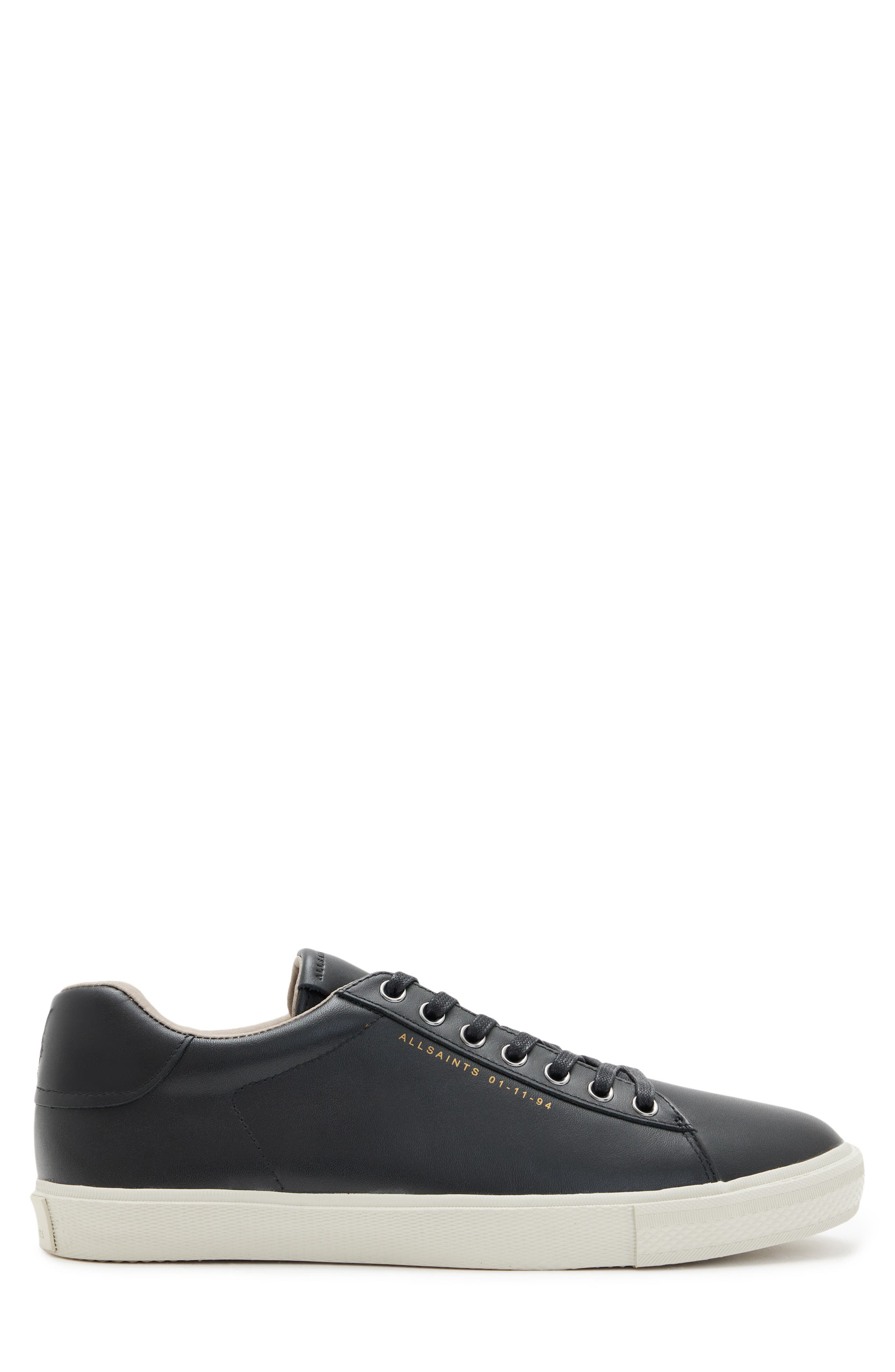 AllSaints Brody Low Top Sneaker, Alternate, color, Black