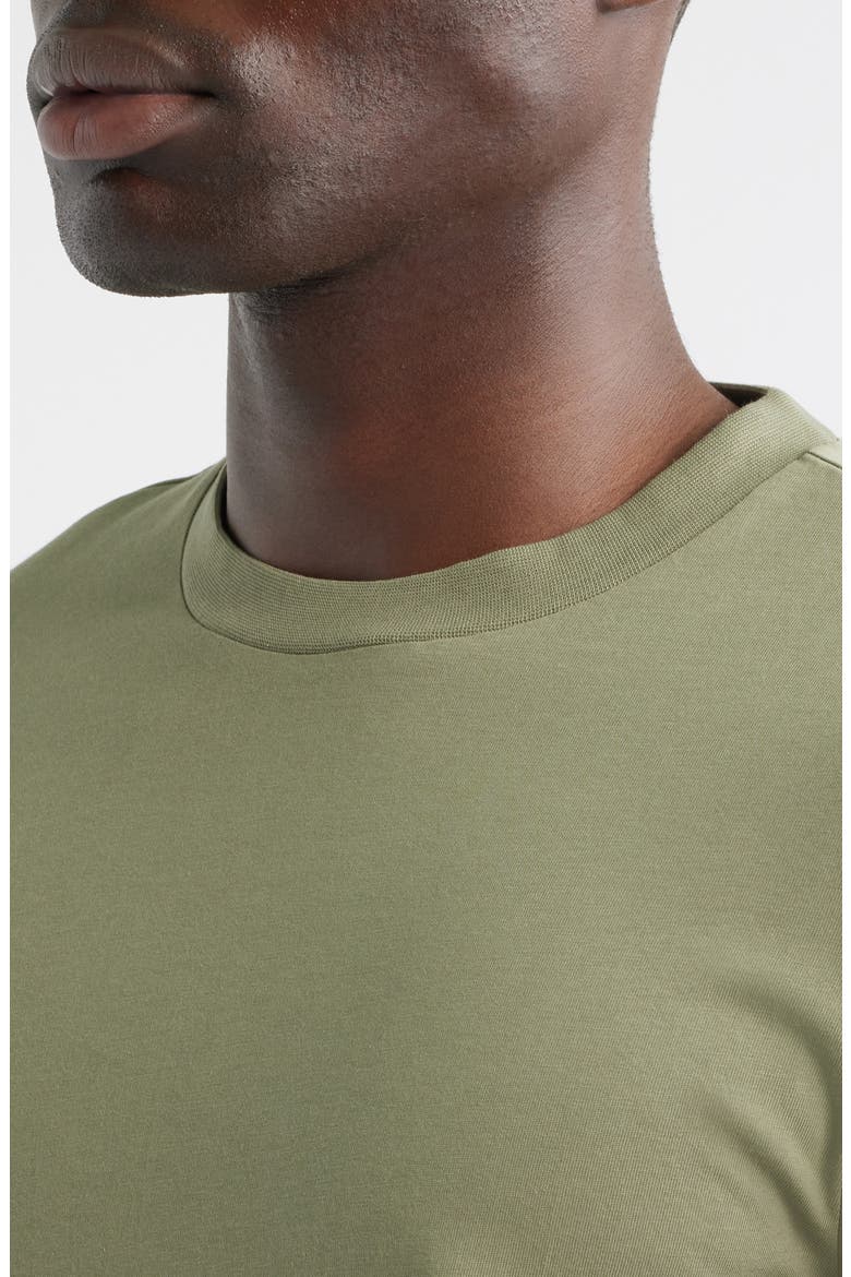 Thompson Cotton T-Shirt, Alternate, color, MEDIUM GREEN