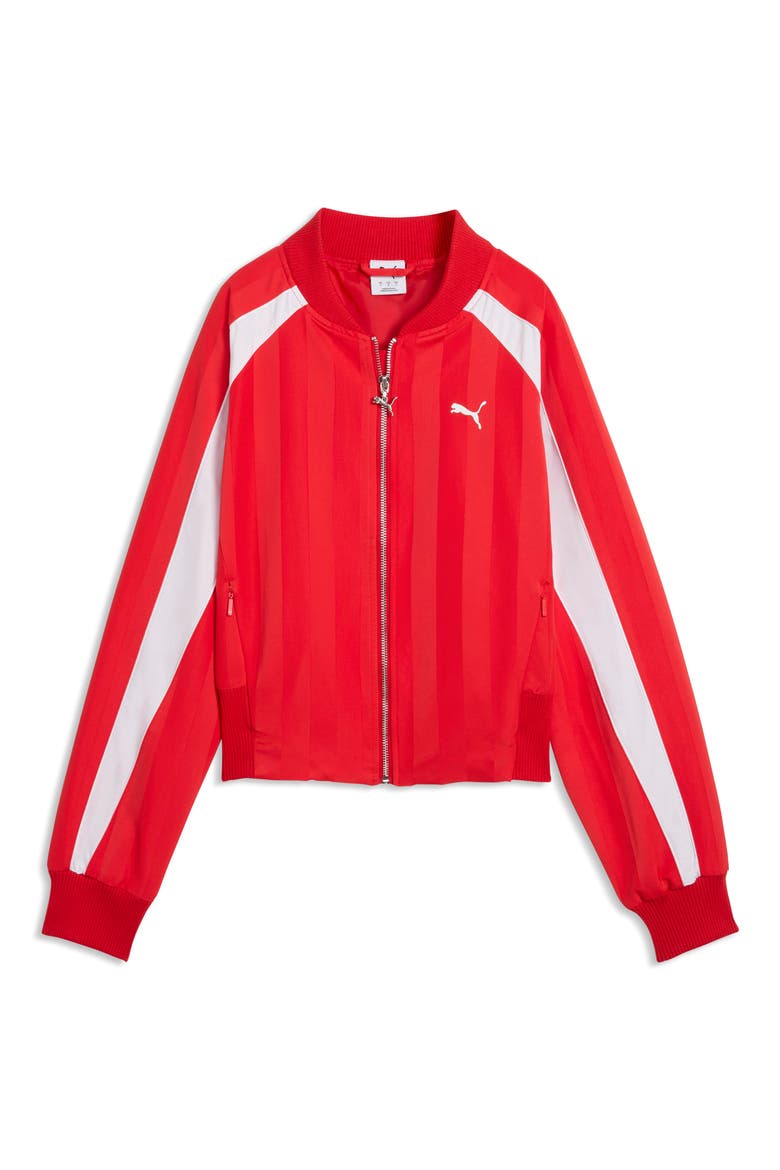 Future Archive Bomber Jacket, Alternate, color, FOR ALL TIME RED