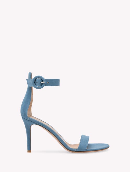 Gianvito Rossi Portofino High Heel Sandals Female Blue In Light Blue