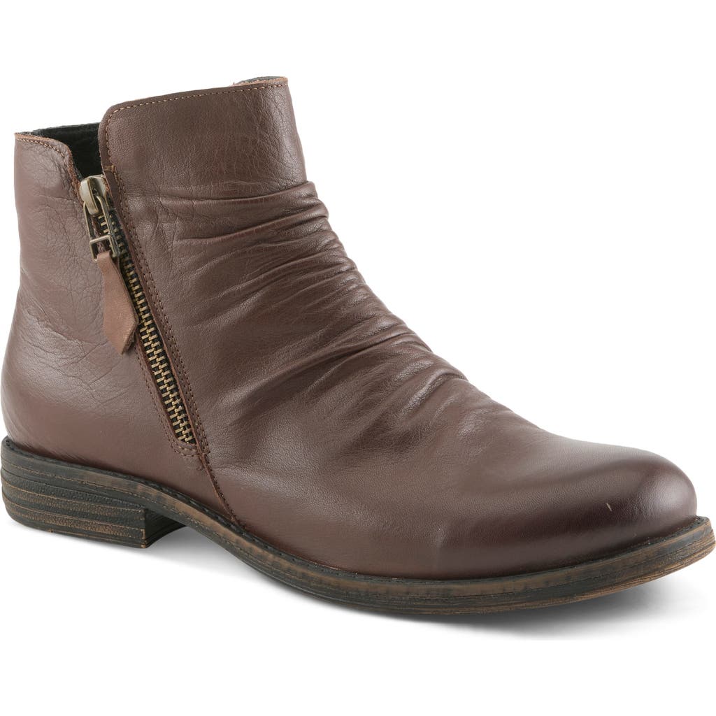 Spring Step Marquis Short Boot In Brown