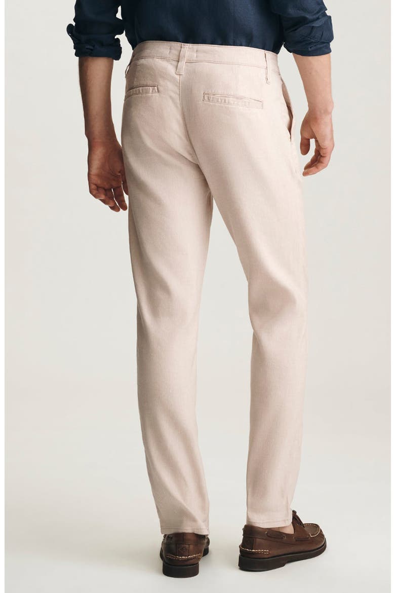 Will Pleated Linen Blend Pants, Alternate, color, CREAM LINEN