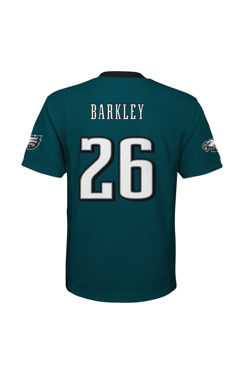 Outerstuff Preschool Saquon Barkley Midnight Green Philadelphia Eagles Replica Player Jersey, Alternate, color, Green