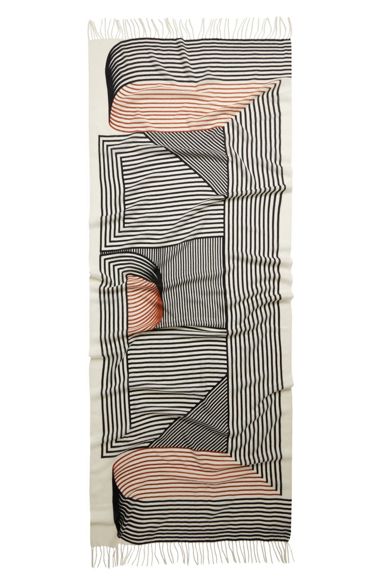 Nordstrom Printed Wool & Cashmere Tissue Wrap, Alternate, color,