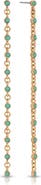 Ettika Dainty Crystal Linear Drop Earrings