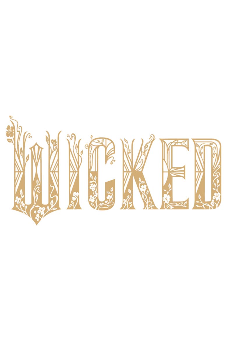 Boy's Wicked For Good Official Floral Logo  Graphic T-Shirt, Alternate, color, White