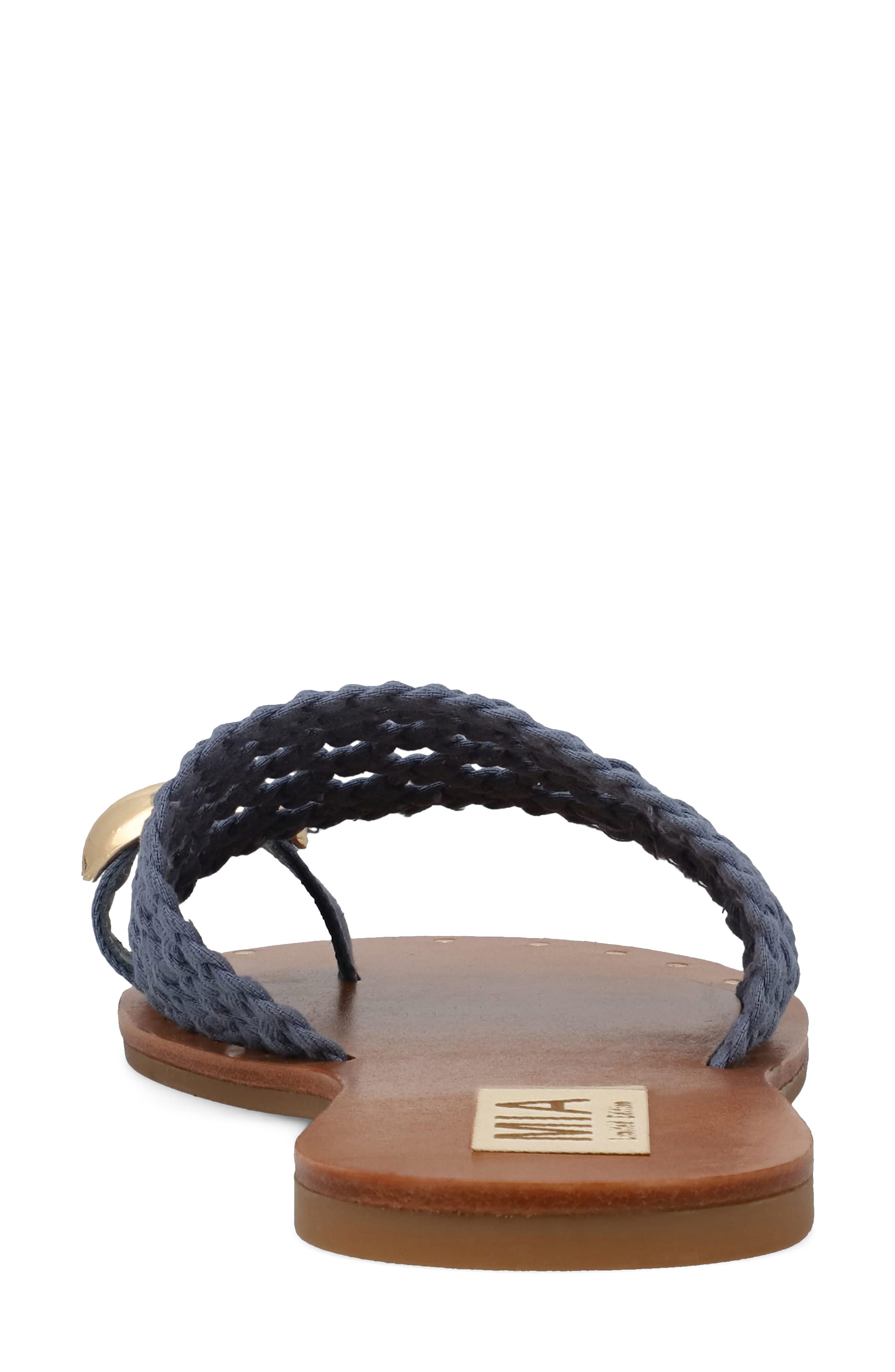 Tiva Slide Sandal, Alternate, color, DENIM WOVE