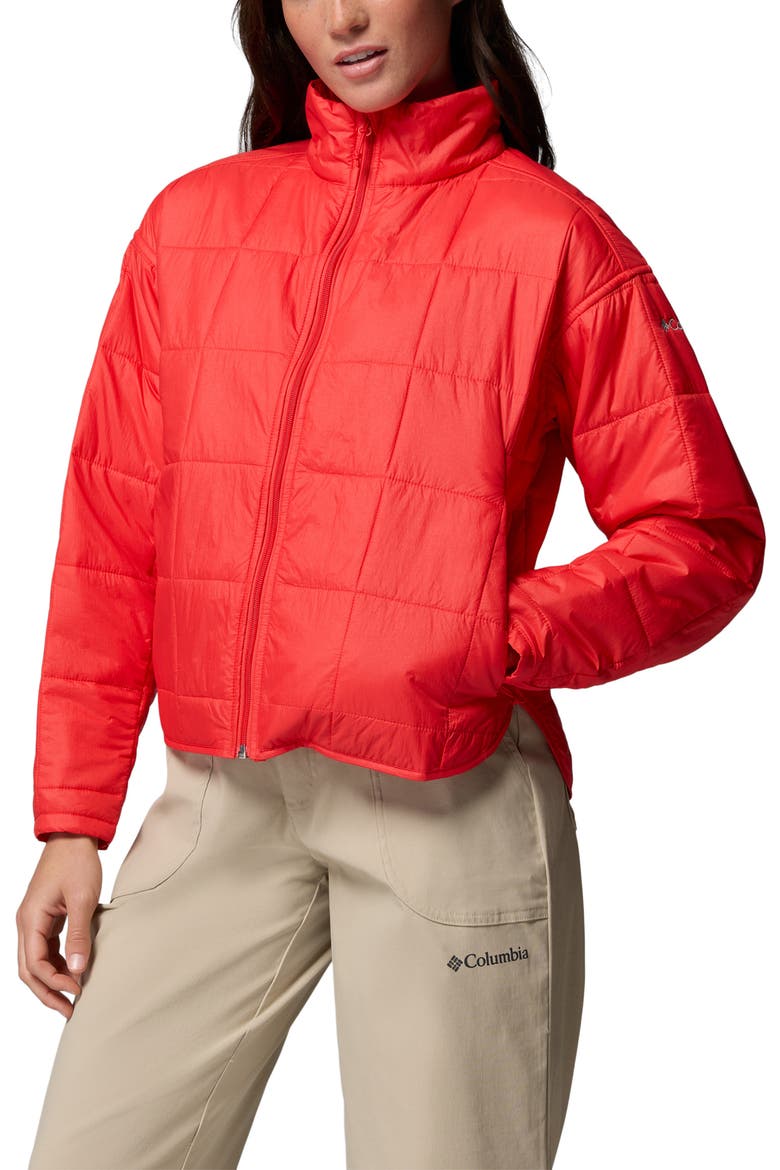Sienna Hill™ Packable Quilted Jacket, Main, color, POPPY RED