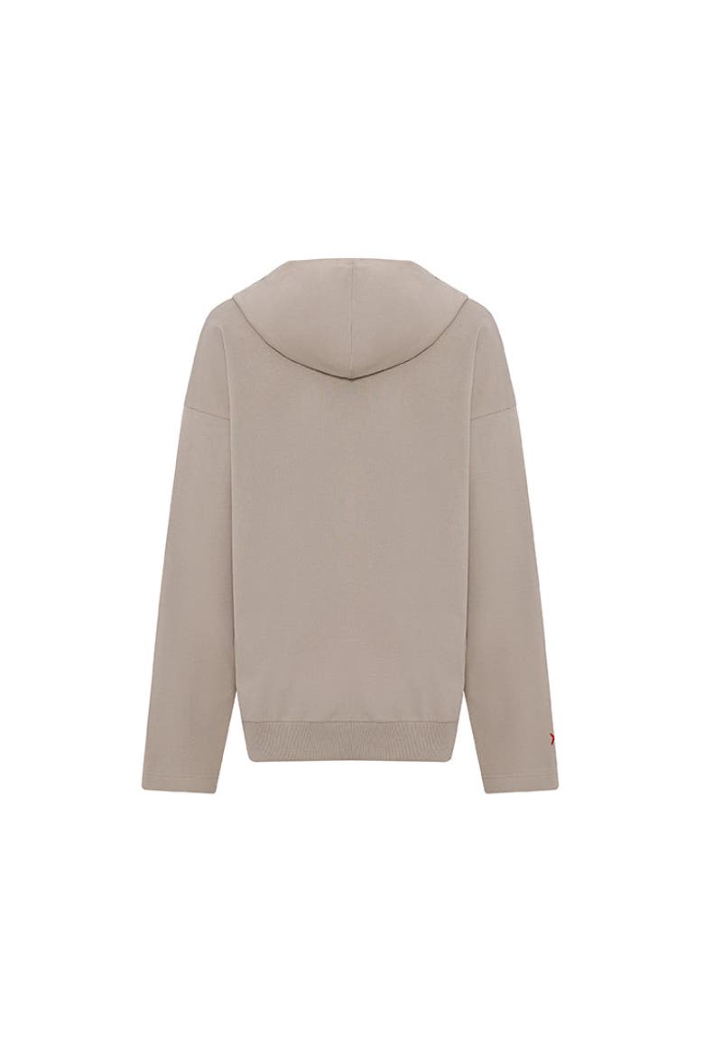 Pure Cotton Regular Fit Hoodie, Alternate, color, beige