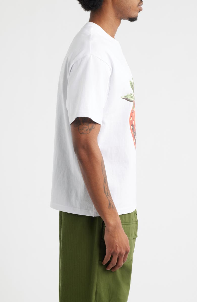 Billionaire Boys Club Boxy Diamond Berry Graphic T-Shirt, Alternate, color, White