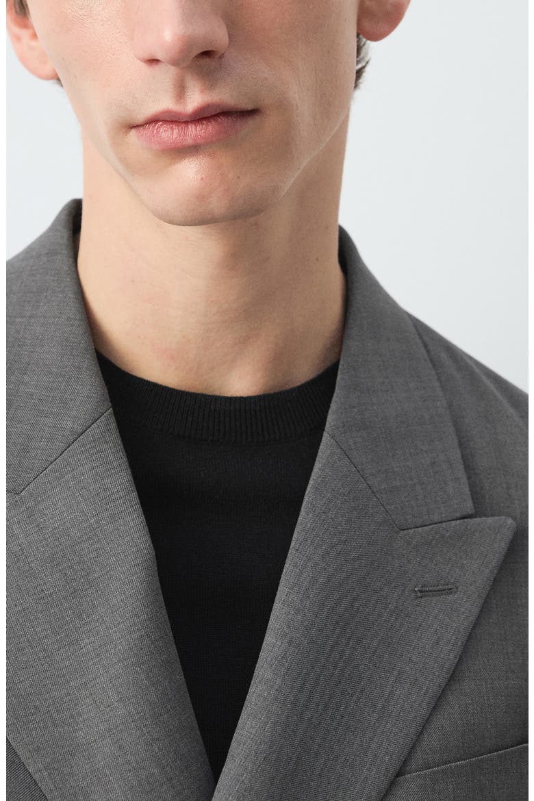 Ricardo Regular Fit Double Breasted Jacket, Alternate, color, GREY