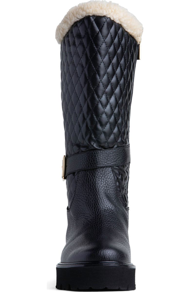 BEAUTIISOLES Tulsa Faux Fur Lined Winter Boot, Alternate, color, Black