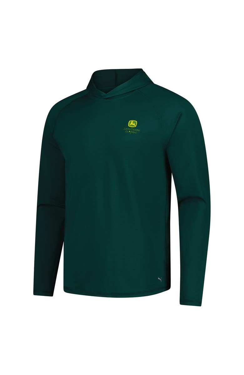 PUMA Men's Puma  Hunter Green John Deere Classic You-V Pullover Hoodie, Alternate, color, 